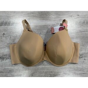 NEW Cacique The Mondern Collection Lightly Lined Full Coverage 42D Beige 2480